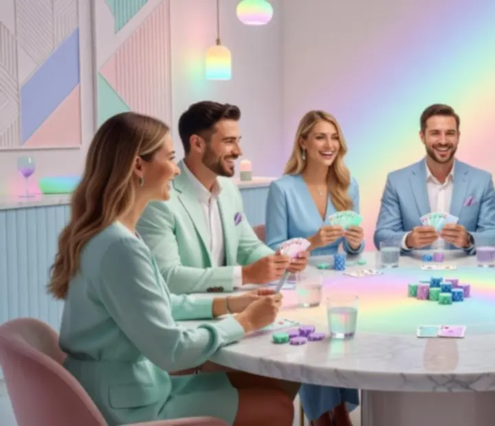 Stylowy pokerowy wieczór z elegancką oprawą