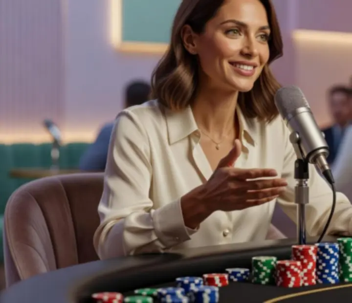 Uczestnicy wieczoru pokerowego podczas integracji firmowej
